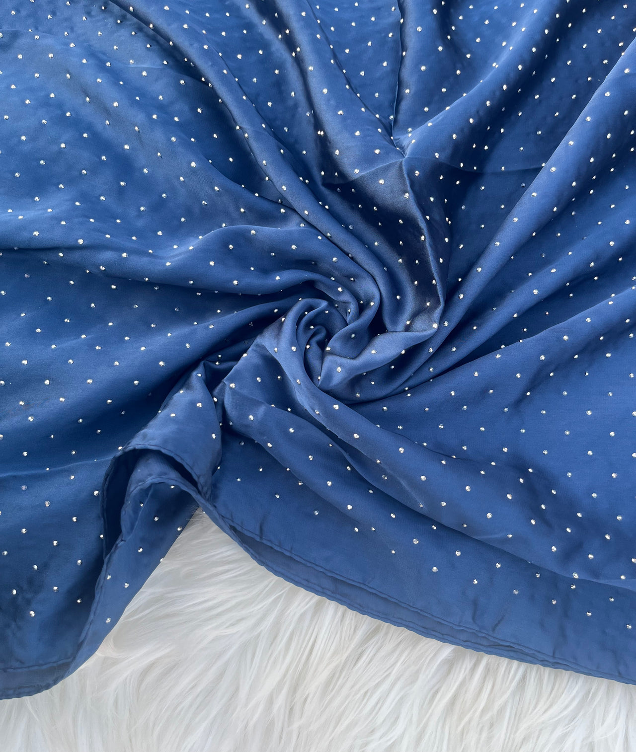 Stone Silk - Navy Blue