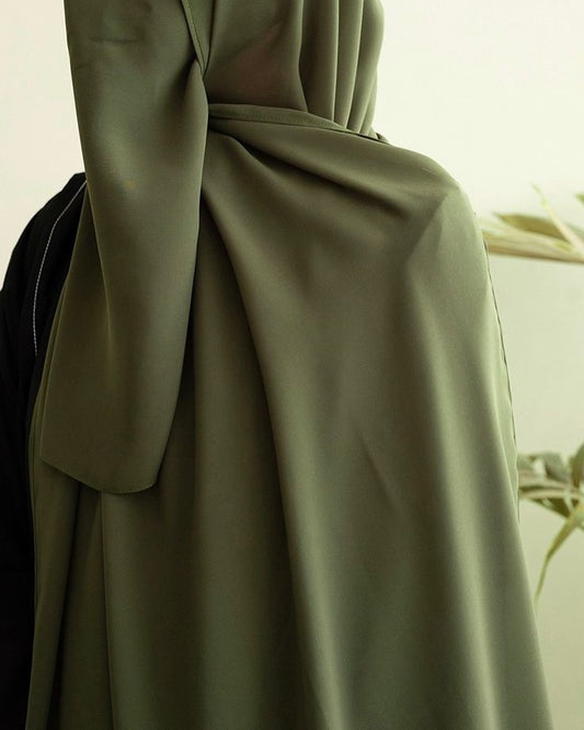 Hijab & Niqab Set - Olive