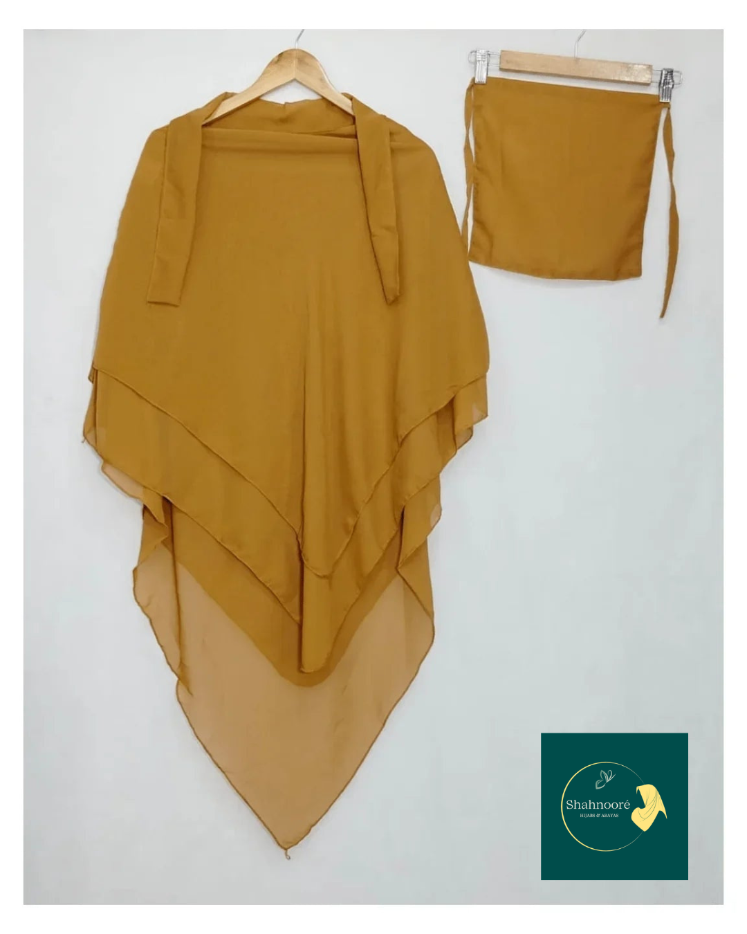 3 Layer Premium Khimar (Yellow)